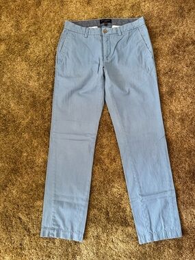 Paisley blue Banana Republic chino pants; perfect condition